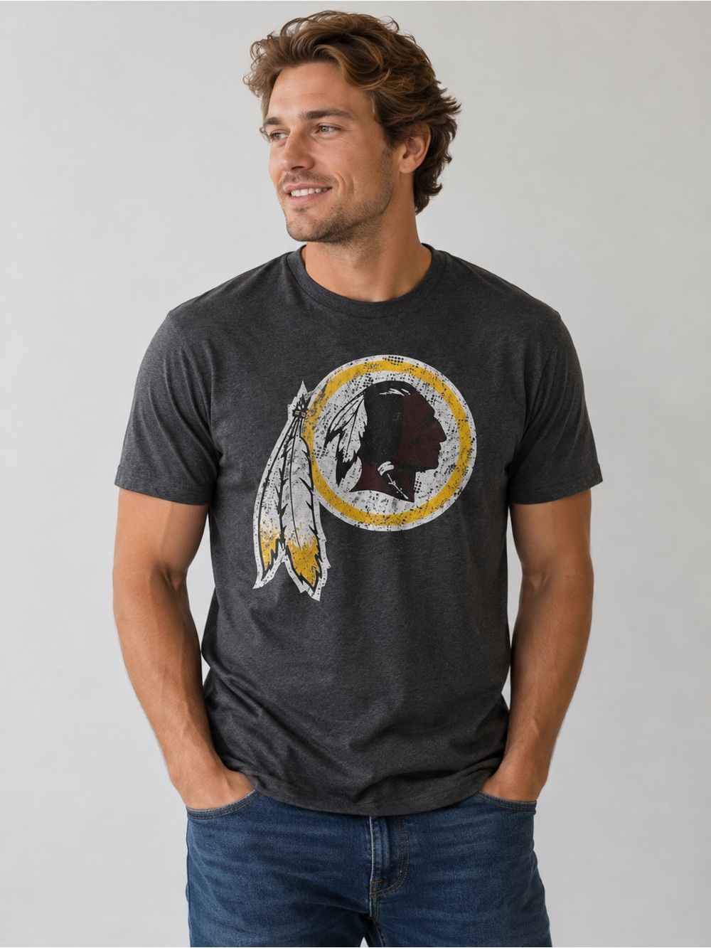 NFL Team Apparel Gray Washington Tshirt - Size S